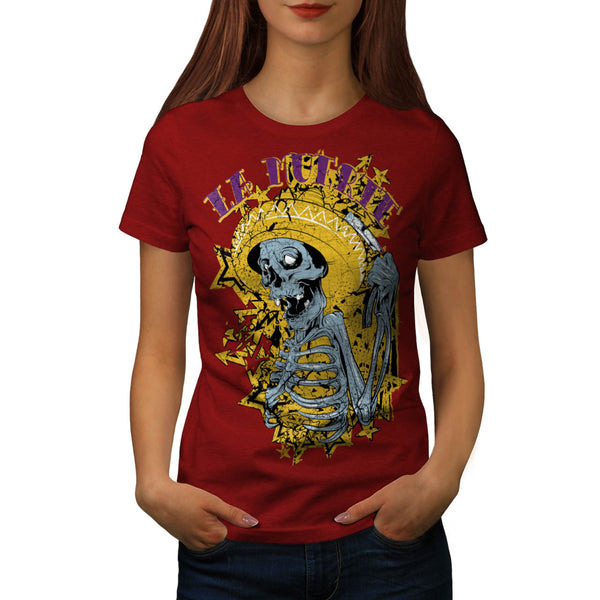 Mexican Skull Muerte Womens T-Shirt
