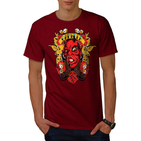 Gamble Sin City Devil Mens T-Shirt