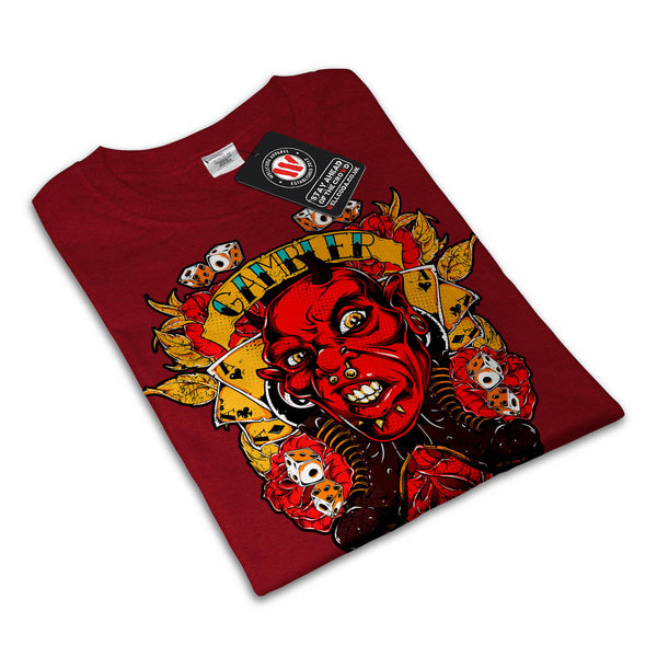 Gamble Sin City Devil Mens T-Shirt