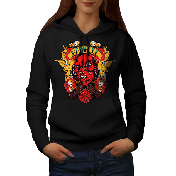 Gamble Sin City Devil Womens Hoodie