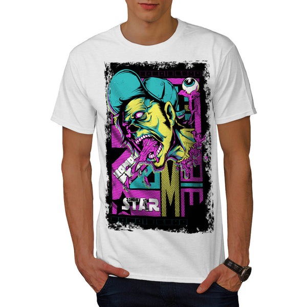 Zombie Star Flesh USA Mens T-Shirt