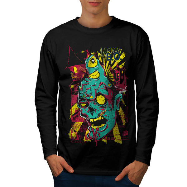 Zombie Minion Death Mens Long Sleeve T-Shirt