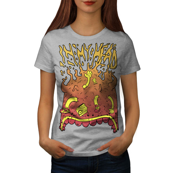 In My Head Thoughts Womens T-Shirt