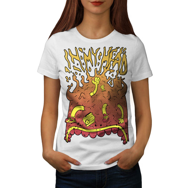 In My Head Thoughts Womens T-Shirt