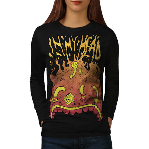 In My Head Thoughts Womens Long Sleeve T-Shirt