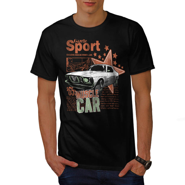 Gazette Sport Car Mag Mens T-Shirt