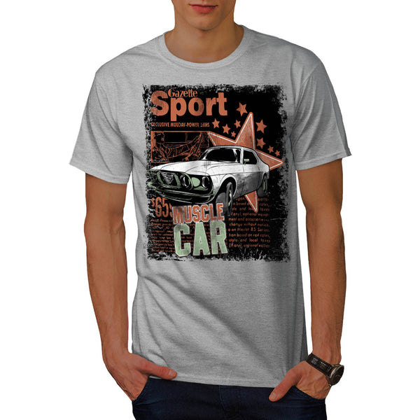 Gazette Sport Car Mag Mens T-Shirt