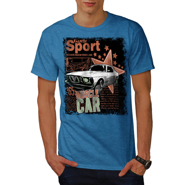 Gazette Sport Car Mag Mens T-Shirt