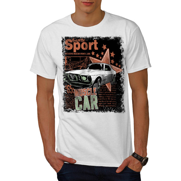 Gazette Sport Car Mag Mens T-Shirt