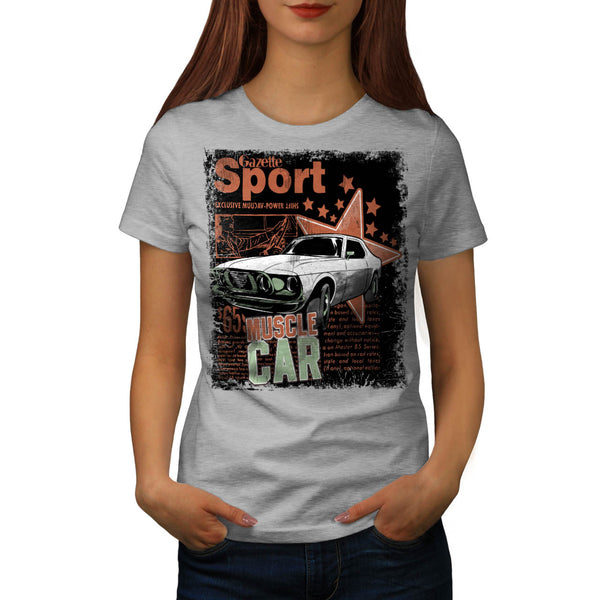 Gazette Sport Car Mag Womens T-Shirt