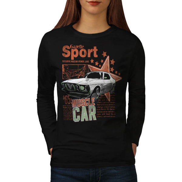 Gazette Sport Car Mag Womens Long Sleeve T-Shirt