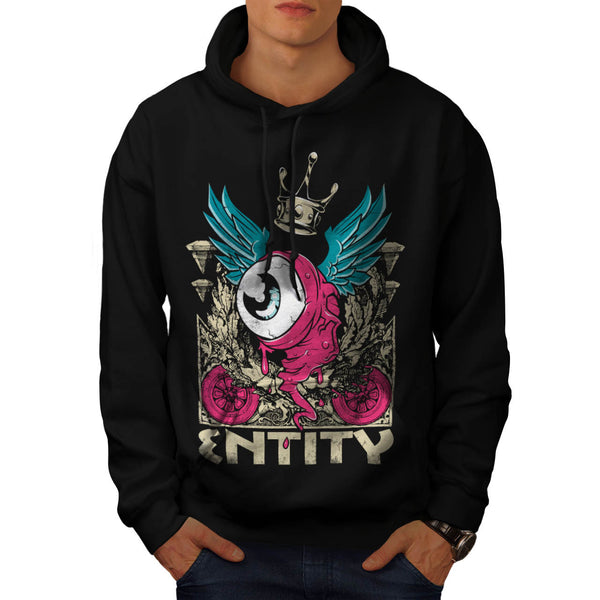 Alien Life Form Fly Mens Hoodie