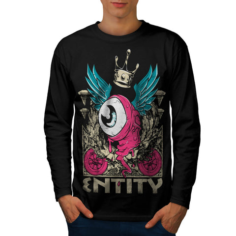 Alien Life Form Fly Mens Long Sleeve T-Shirt