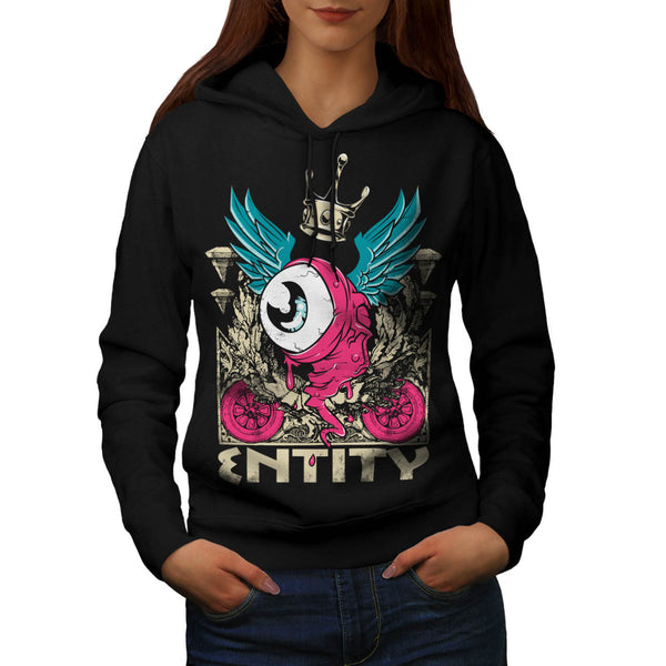 Alien Life Form Fly Womens Hoodie