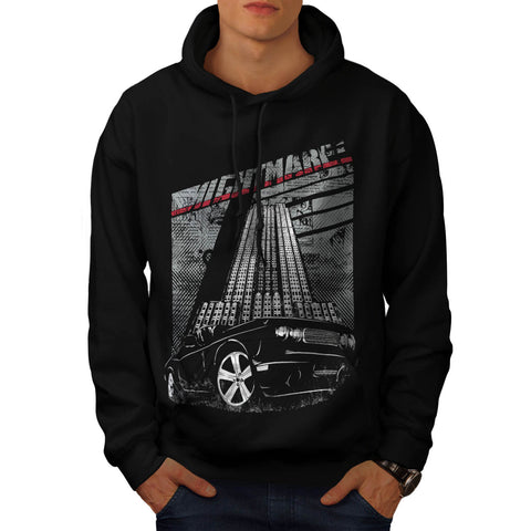 Nightmare Street Car Mens Hoodie