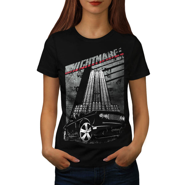 Nightmare Street Car Womens T-Shirt