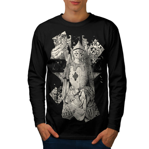 Knight Shining Armour Mens Long Sleeve T-Shirt