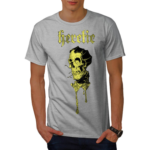 Monster Skull Heretic Mens T-Shirt