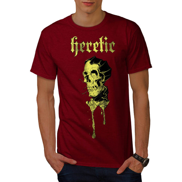 Monster Skull Heretic Mens T-Shirt