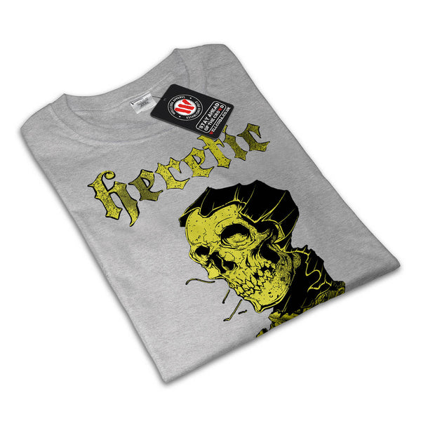 Monster Skull Heretic Mens T-Shirt