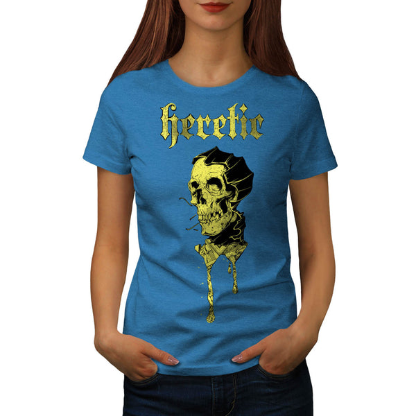 Monster Skull Heretic Womens T-Shirt