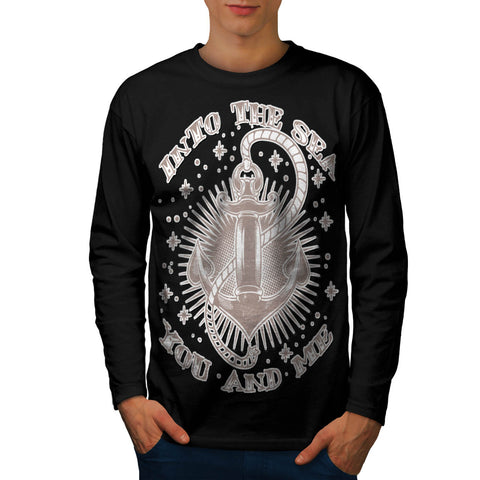 Into Sea You & Me USA Mens Long Sleeve T-Shirt