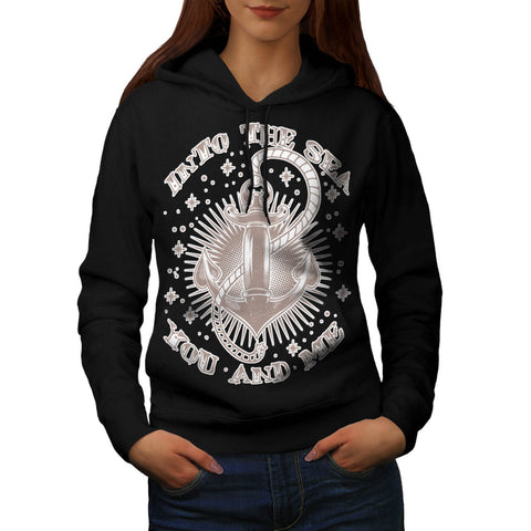 Into Sea You & Me USA Womens Hoodie