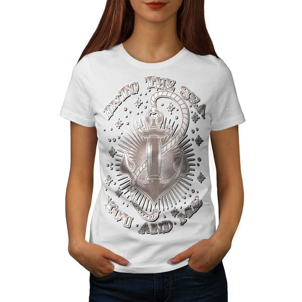 Into Sea You & Me USA Womens T-Shirt