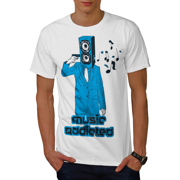Music Head Addiction Mens T-Shirt