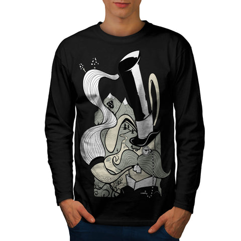 Ugly Magician Trick Mens Long Sleeve T-Shirt