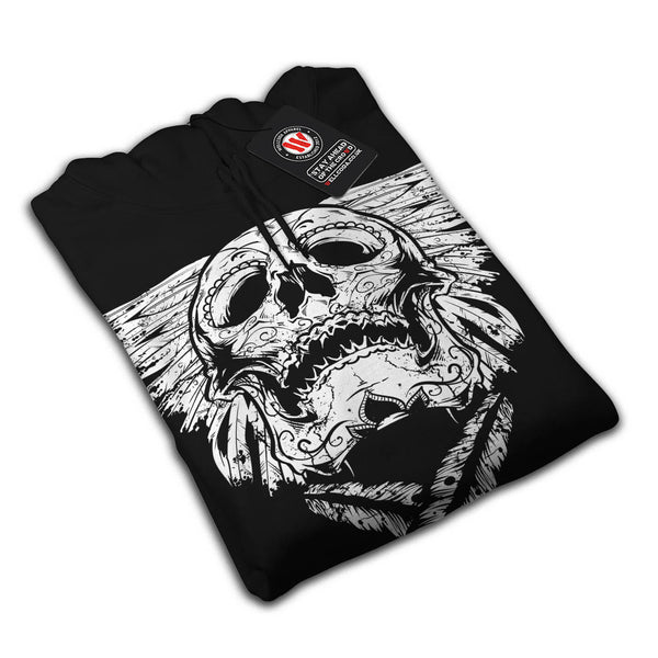 Indian Culture Skull Womens Hoodie