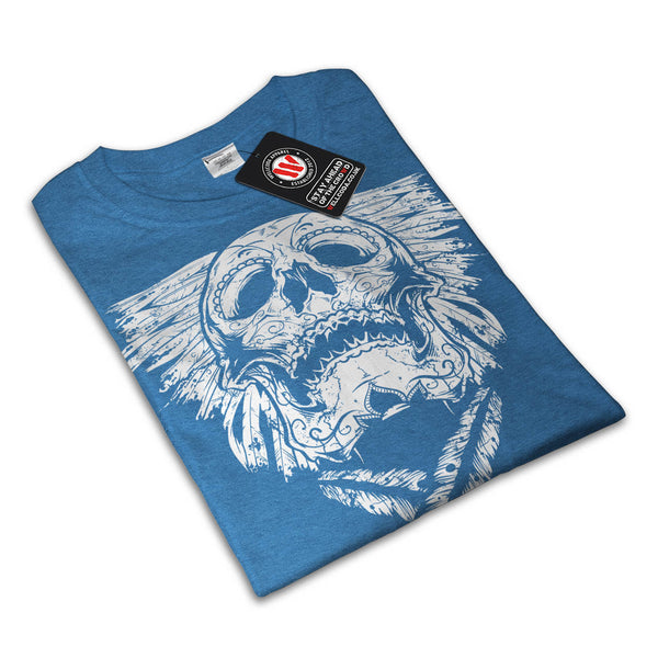 Indian Culture Skull Womens T-Shirt