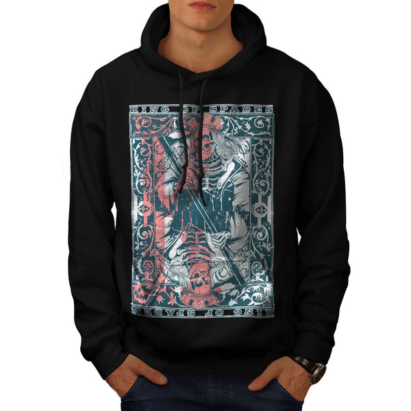 King of Spades Cards Mens Hoodie