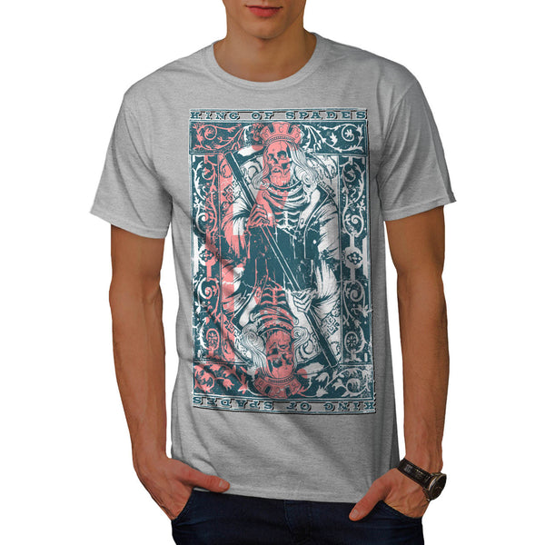 King of Spades Cards Mens T-Shirt