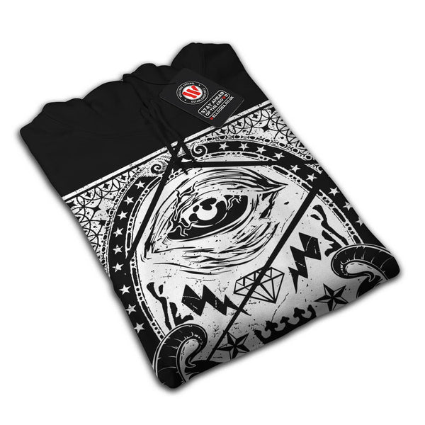 Illuminati Eye Squid Mens Hoodie