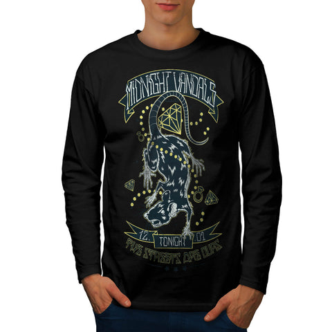 Rat Vermin Attack Mens Long Sleeve T-Shirt