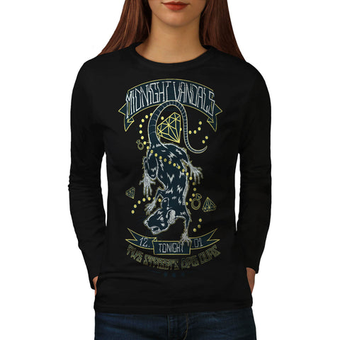 Rat Vermin Attack Womens Long Sleeve T-Shirt
