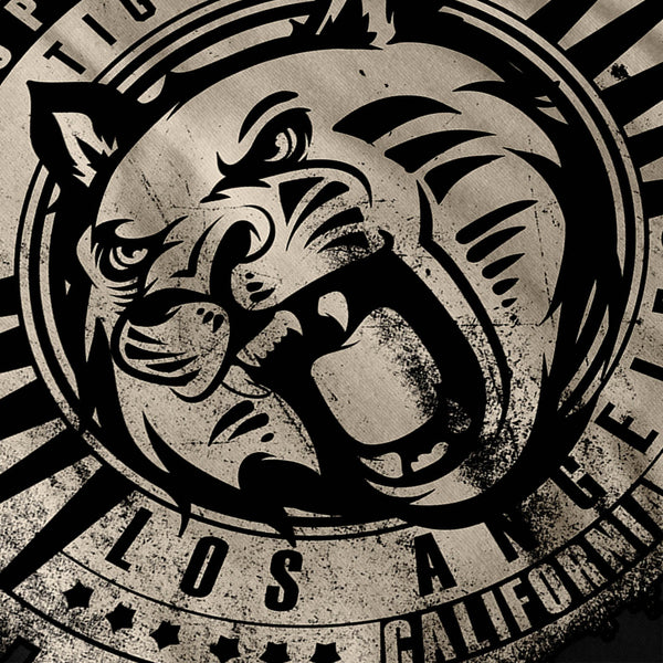 Super Speed Tiger USA Mens Hoodie