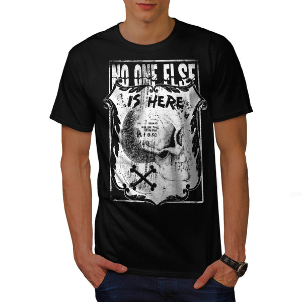 Monster Skull Grave Mens T-Shirt
