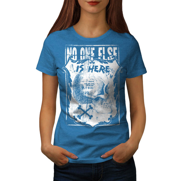 Monster Skull Grave Womens T-Shirt
