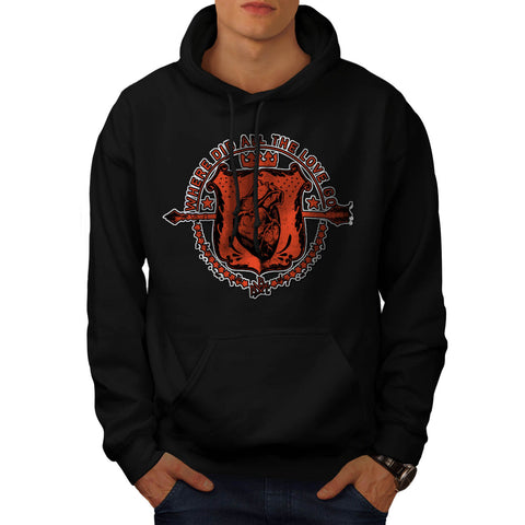 Where Did Love Go Mens Hoodie