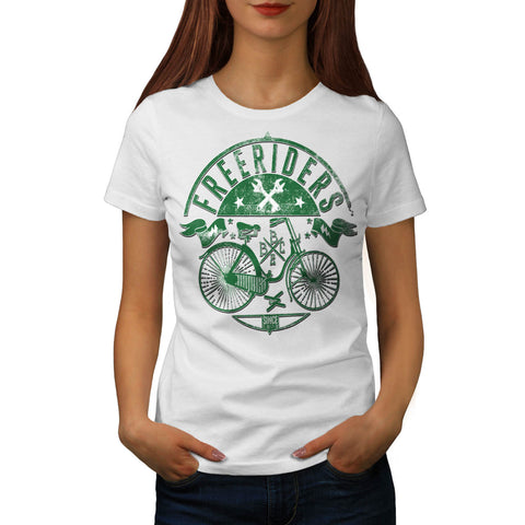 Free Riders Bike Gang Womens T-Shirt