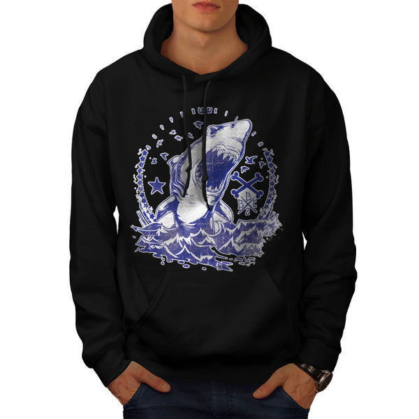 Shark Supper Killer Mens Hoodie