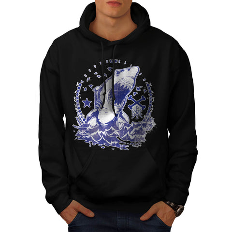 Shark Supper Killer Mens Hoodie