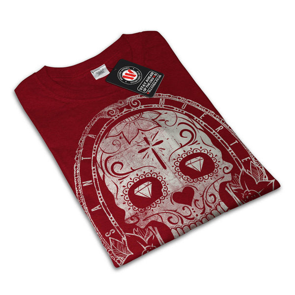 Deadly Skull Tattoo Womens T-Shirt