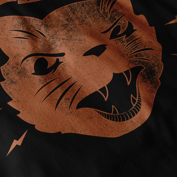Wild Pussy Cat Attack Mens Hoodie