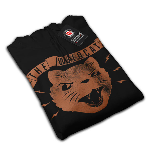 Wild Pussy Cat Attack Mens Hoodie
