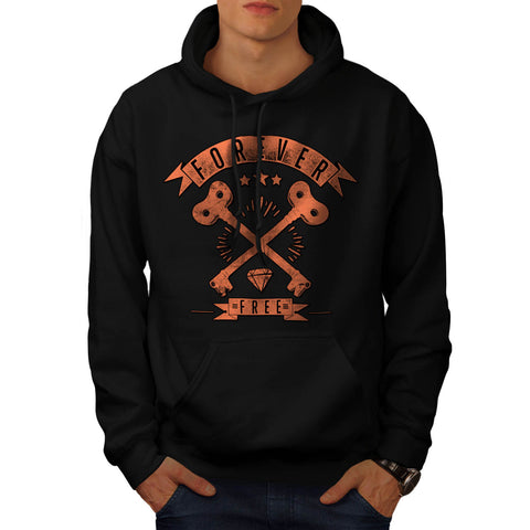Forever Free Diamond Mens Hoodie