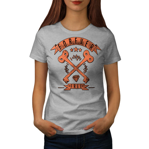 Forever Free Diamond Womens T-Shirt