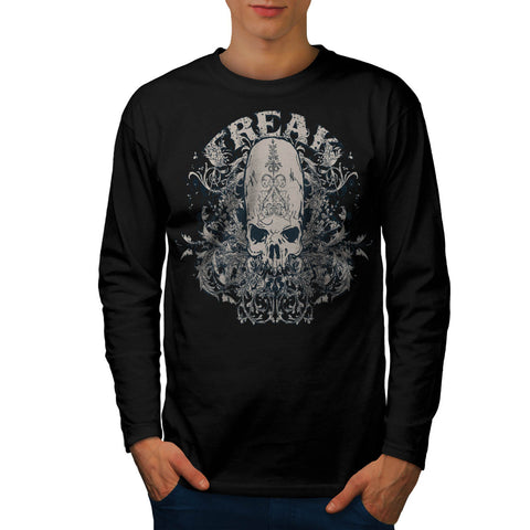 Freak Skull Garden USA Mens Long Sleeve T-Shirt